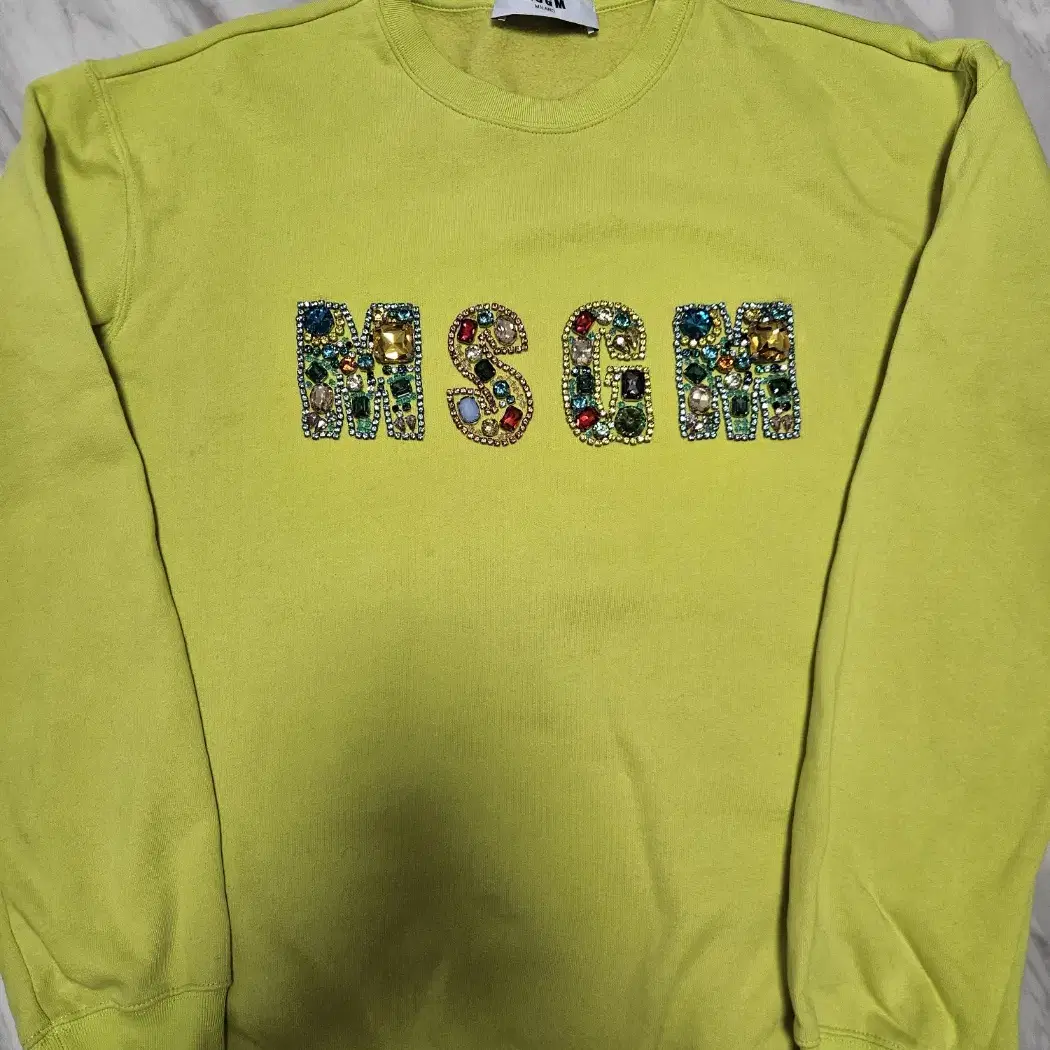 msgm 여성 규빅맨투맨