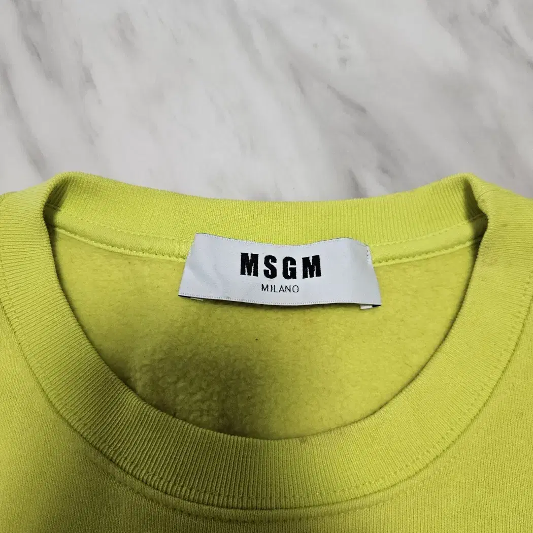 msgm 여성 규빅맨투맨