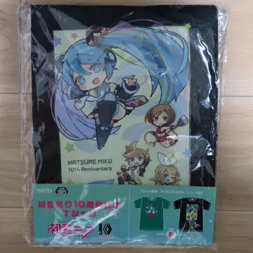 하츠네 미쿠 10주년 기념 티셔츠 Hatsune Miku 티셔츠