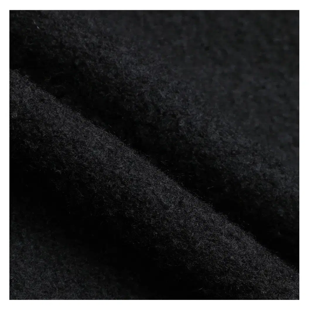 24FW커스텀멜로우 Black Wool Band Collar Coat