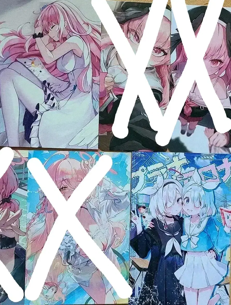 Bloo Archives Mika Koharu Hanako Arona Prana postcard Kard Tek Papa Serko