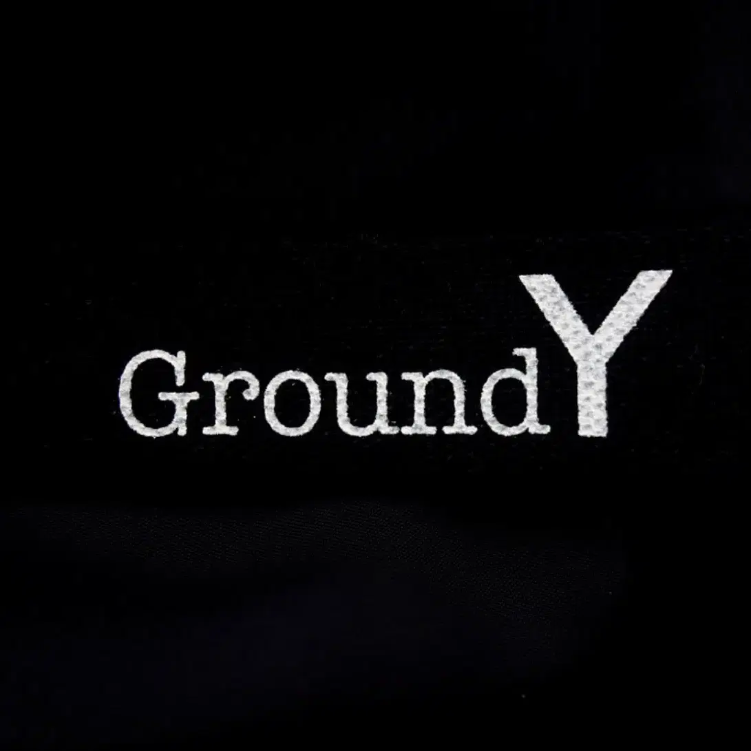 요지야마모토 Ground Y 비대칭 울 개버딘 블레이저