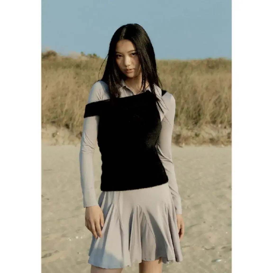 kupido 큐피도 Sally knit top black