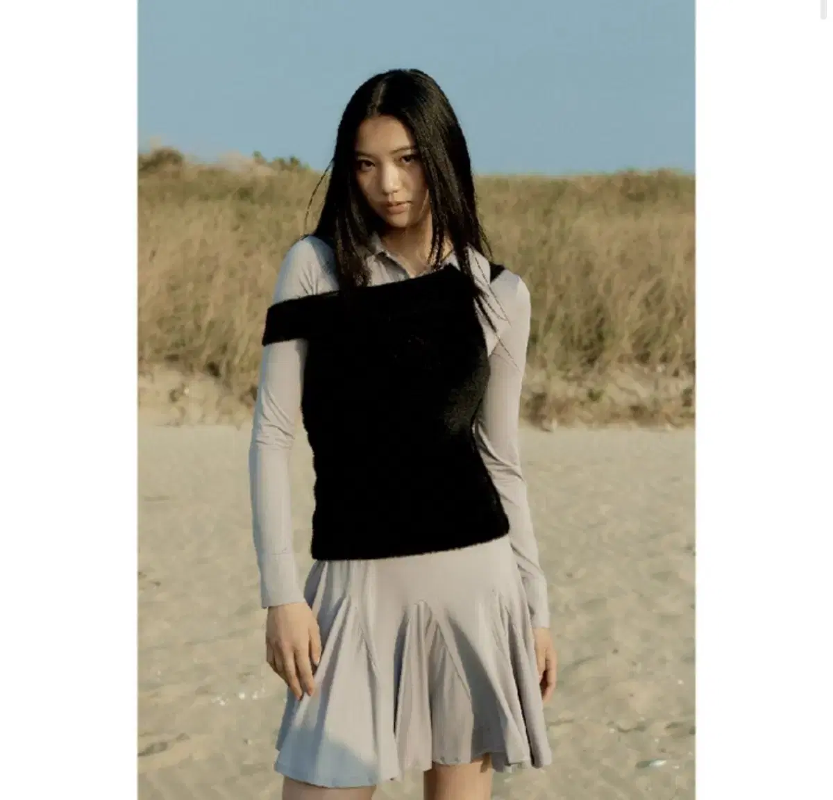 kupido 큐피도 Sally knit top black