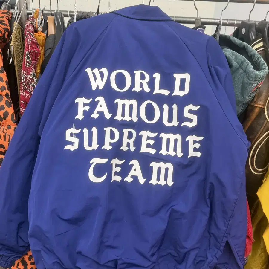 supreme  코치자켓 올드잉글리쉬