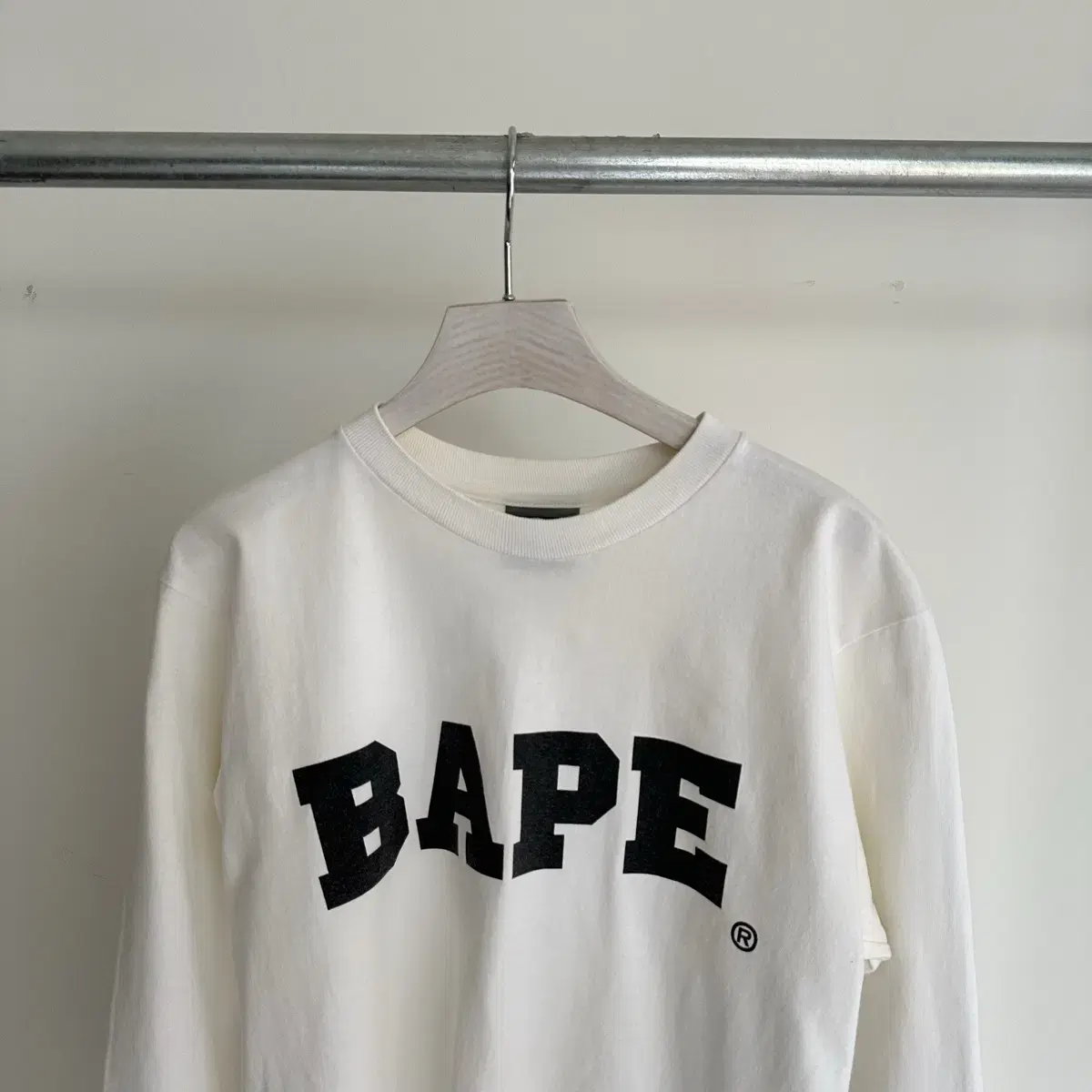 베이프 bape 빅 로고 롱슬리브 티셔츠