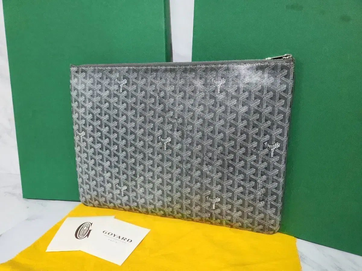 Goyard Senna Clutch Gray GM