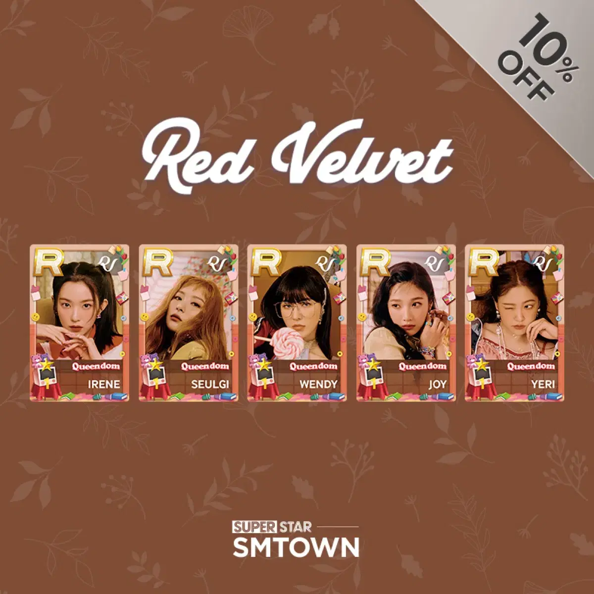 Red Velvet superstar sm Superstar 10th Anniversary wts buncheol seulgi joy irene yeri Wendy