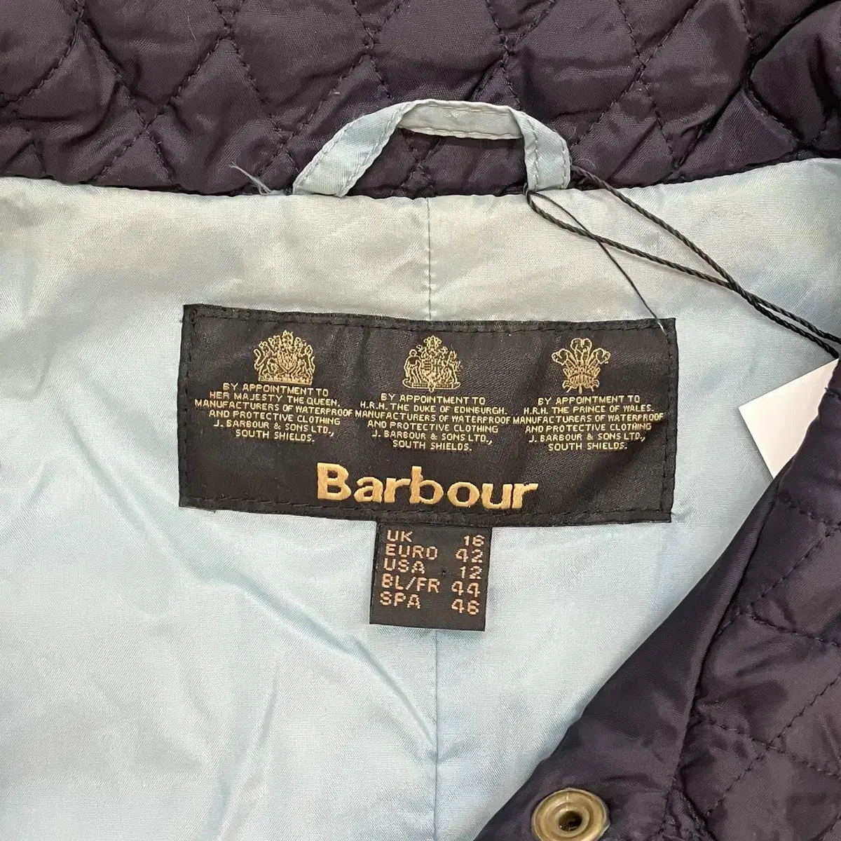 (UK16) Barbour 바버 퀄팅 자켓 네이비