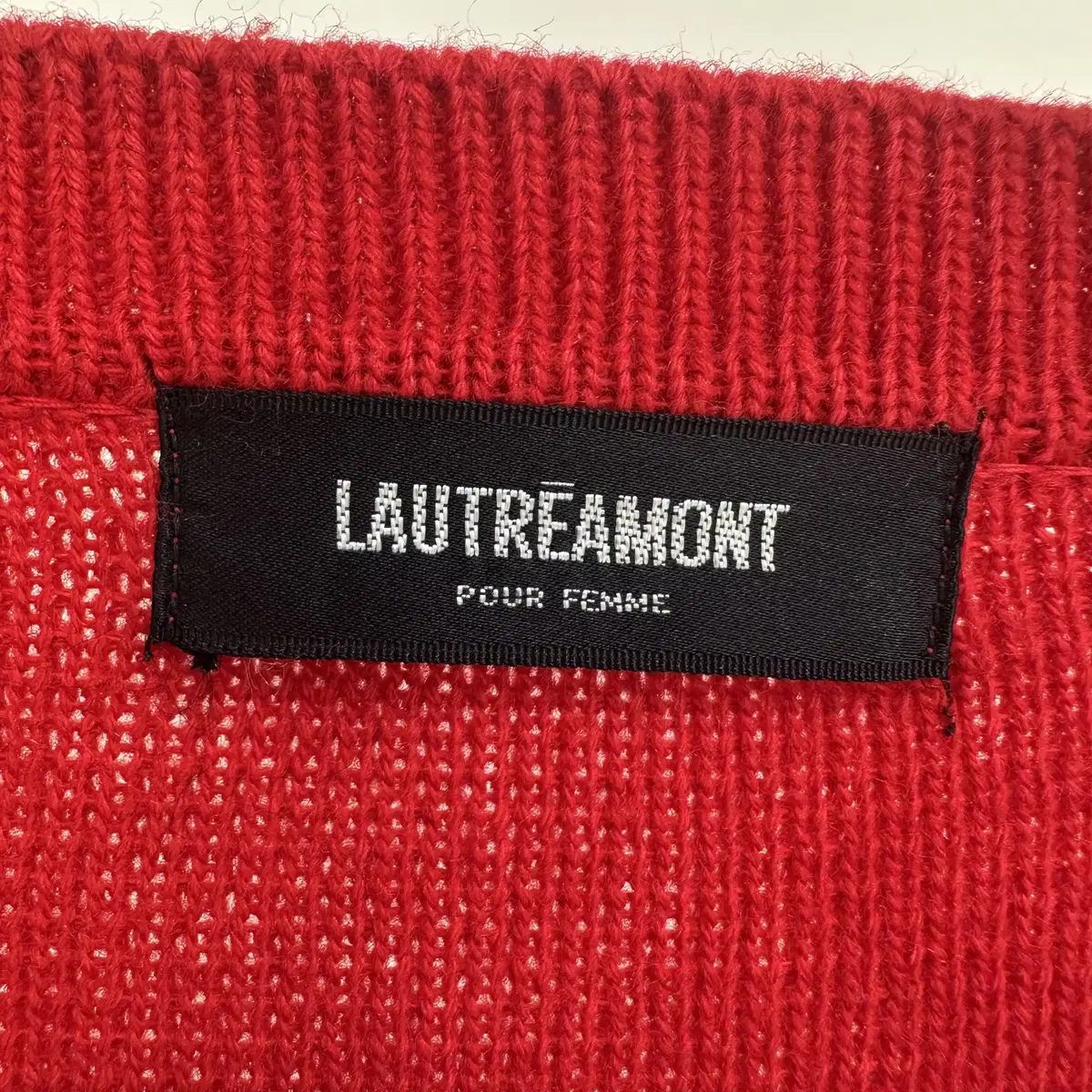 LAUTREAMONT 아가일 패턴 가디건