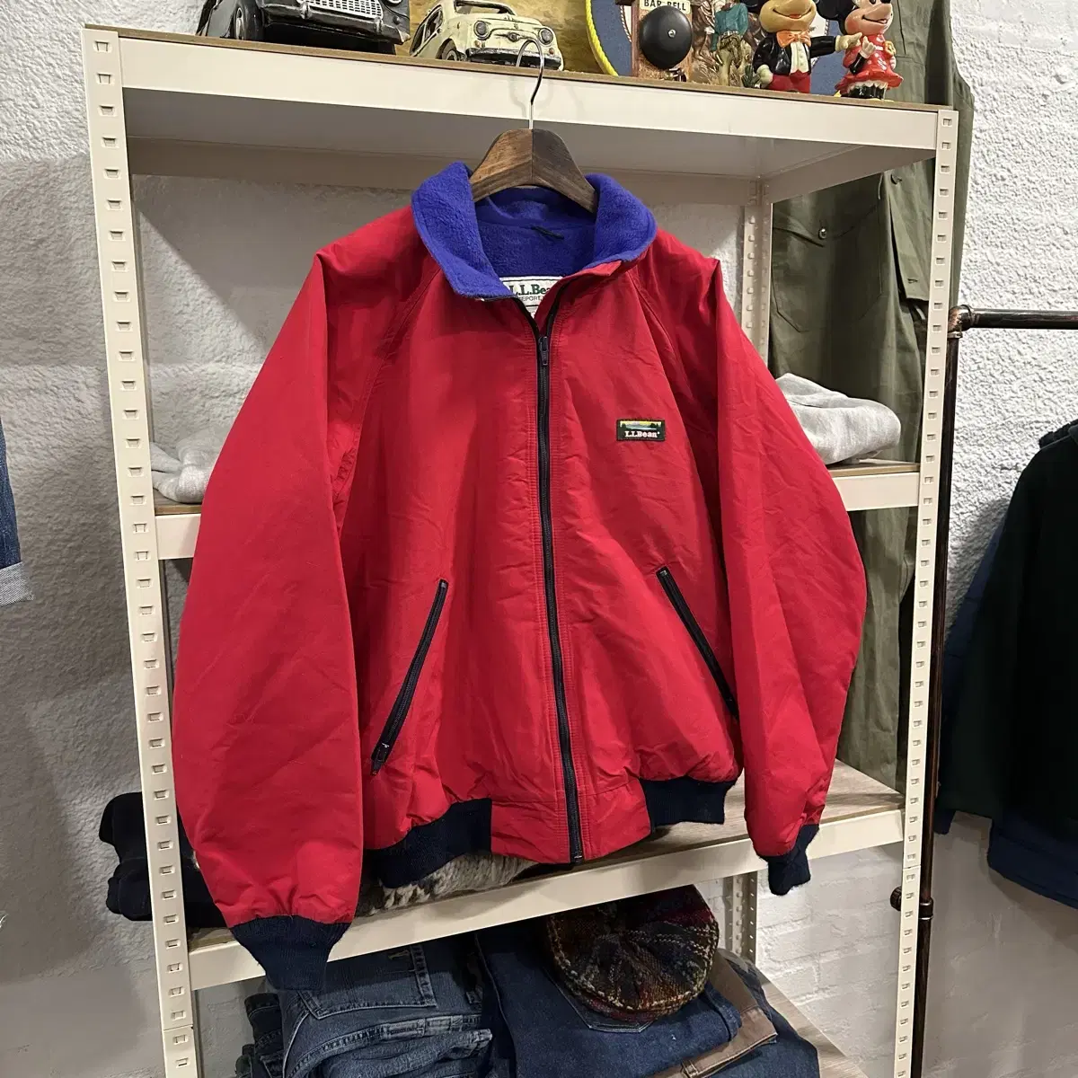 90s USA 빈티지 엘엘빈 LLBEAN 봄버 자켓