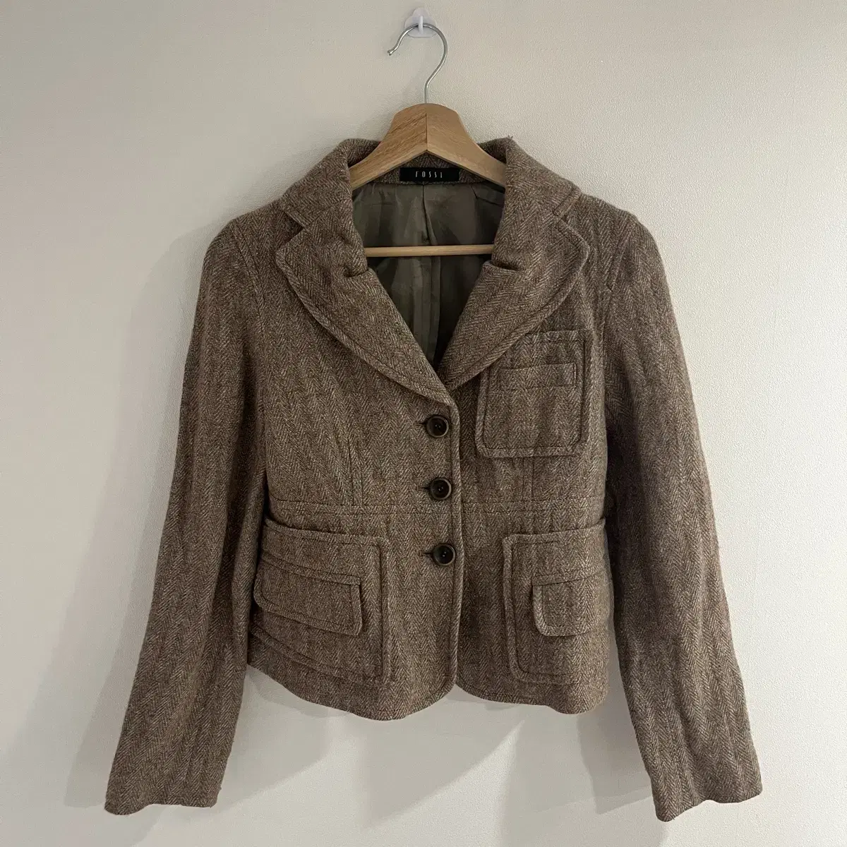 3-pocket wool jacket