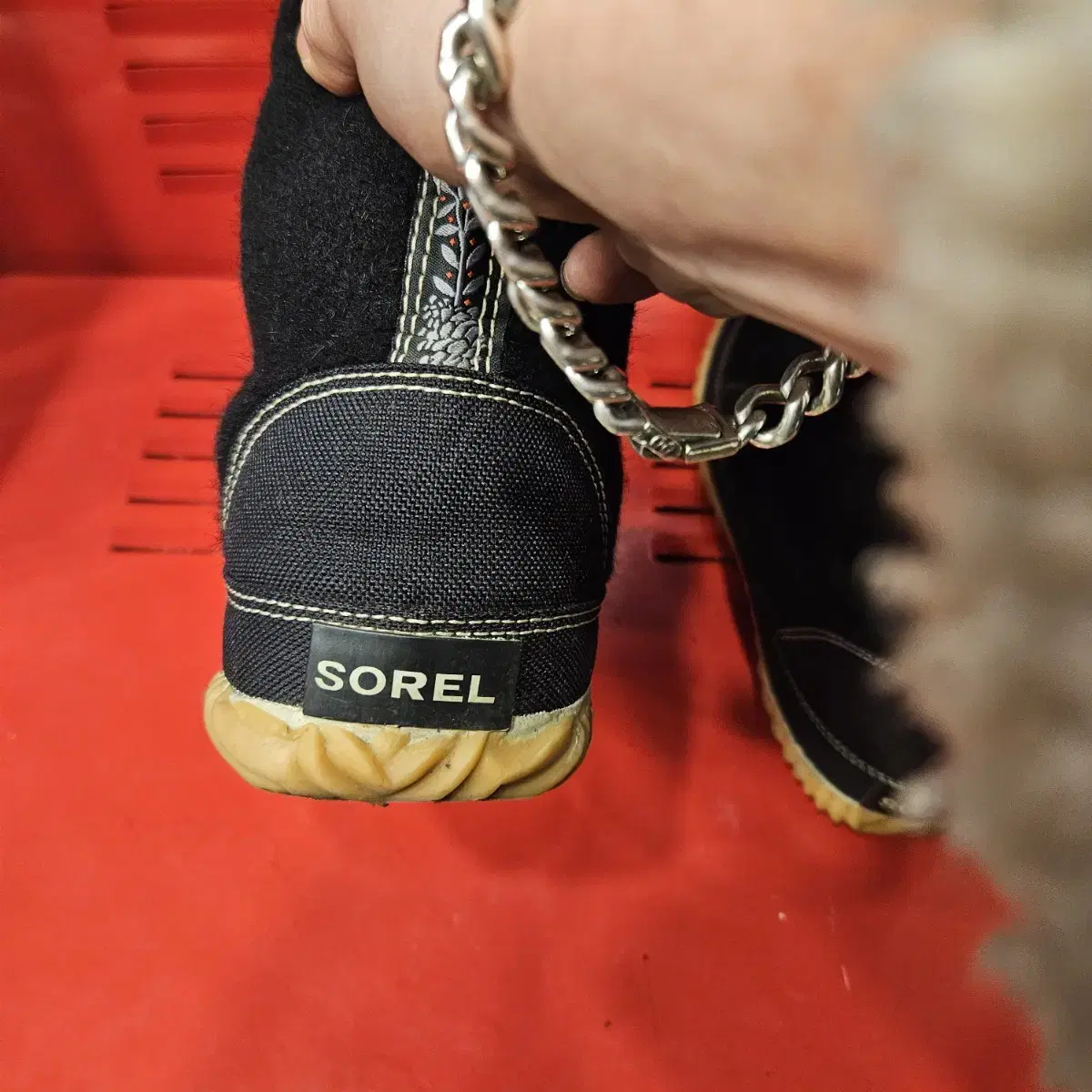 소렐(SOREL) 보헤미안 털 부츠 240size