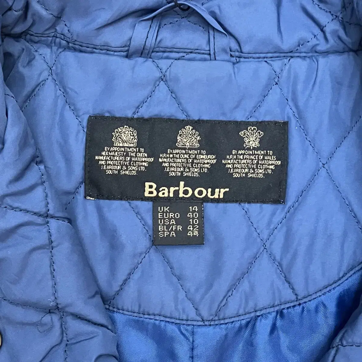 (UK14) Barbour 바버 퀄팅 자켓 블루