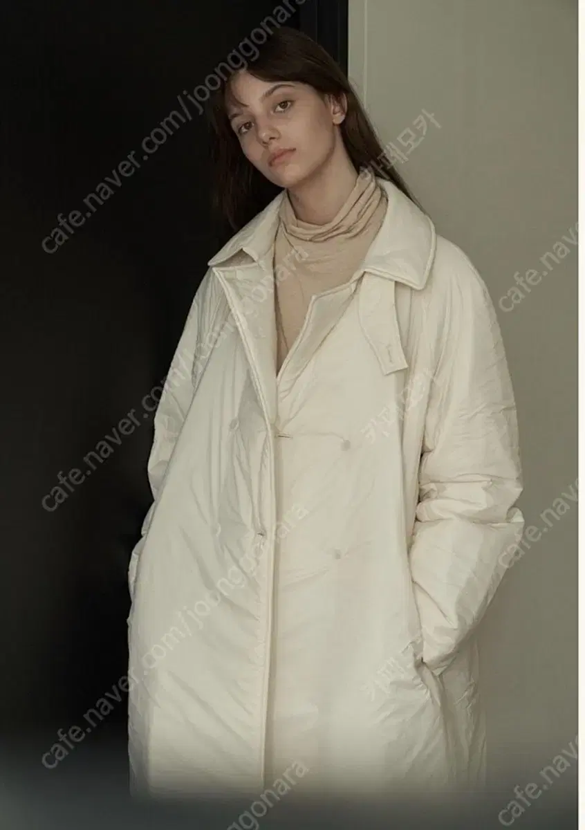 베뉴먼트 패딩 트렌치코트 베이지 1size puffy trench coa