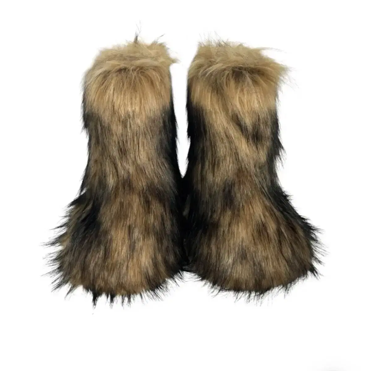 Brown bear fur boots 230-235