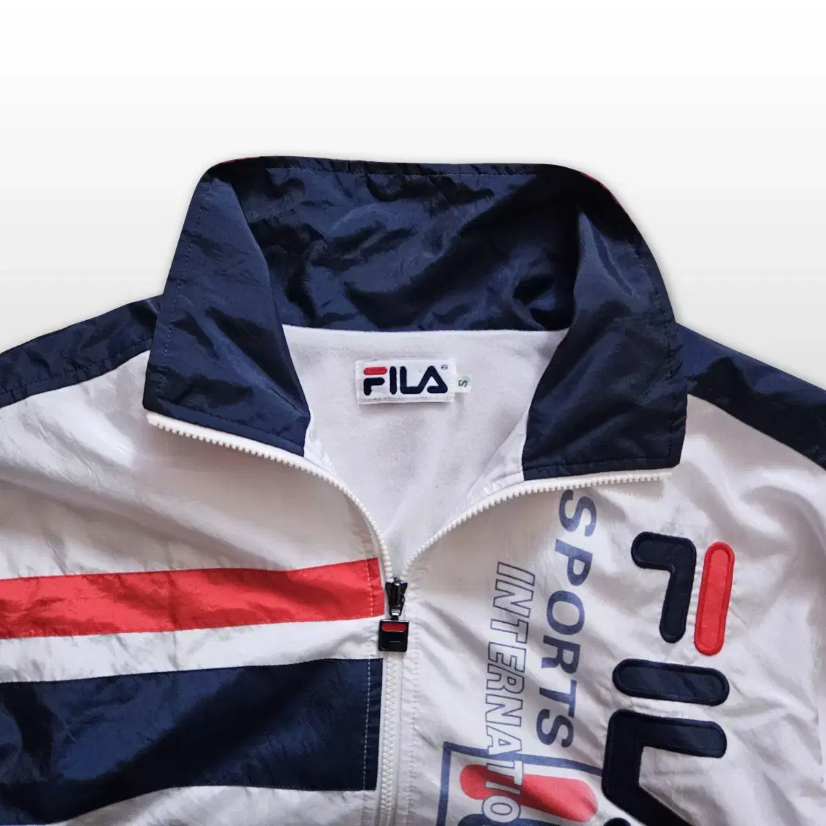 [FILA] 휠라 테니스팀 크롭 기모 점퍼