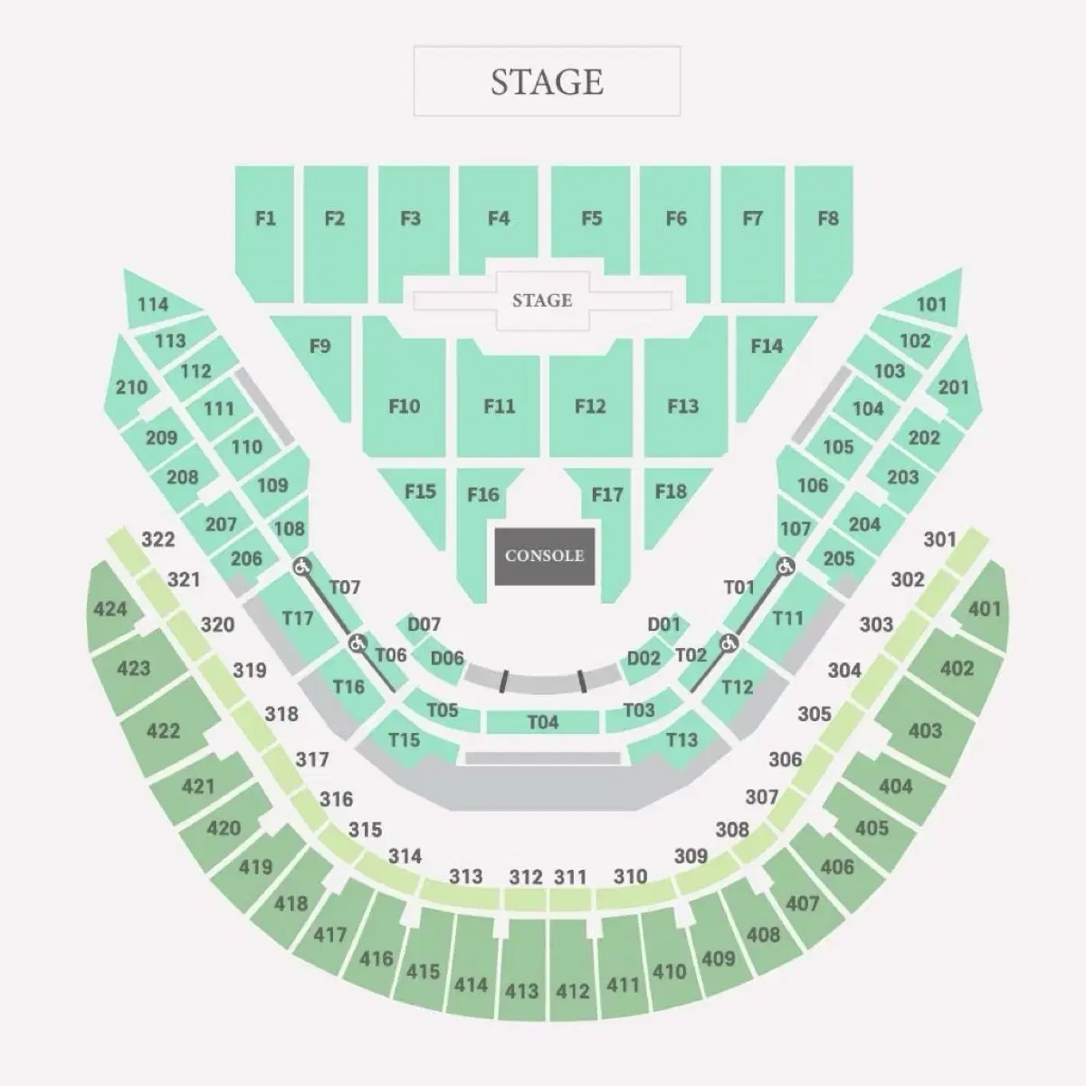 데이식스 콘서트 막콘 12/21 4층 412구역 f열 양도