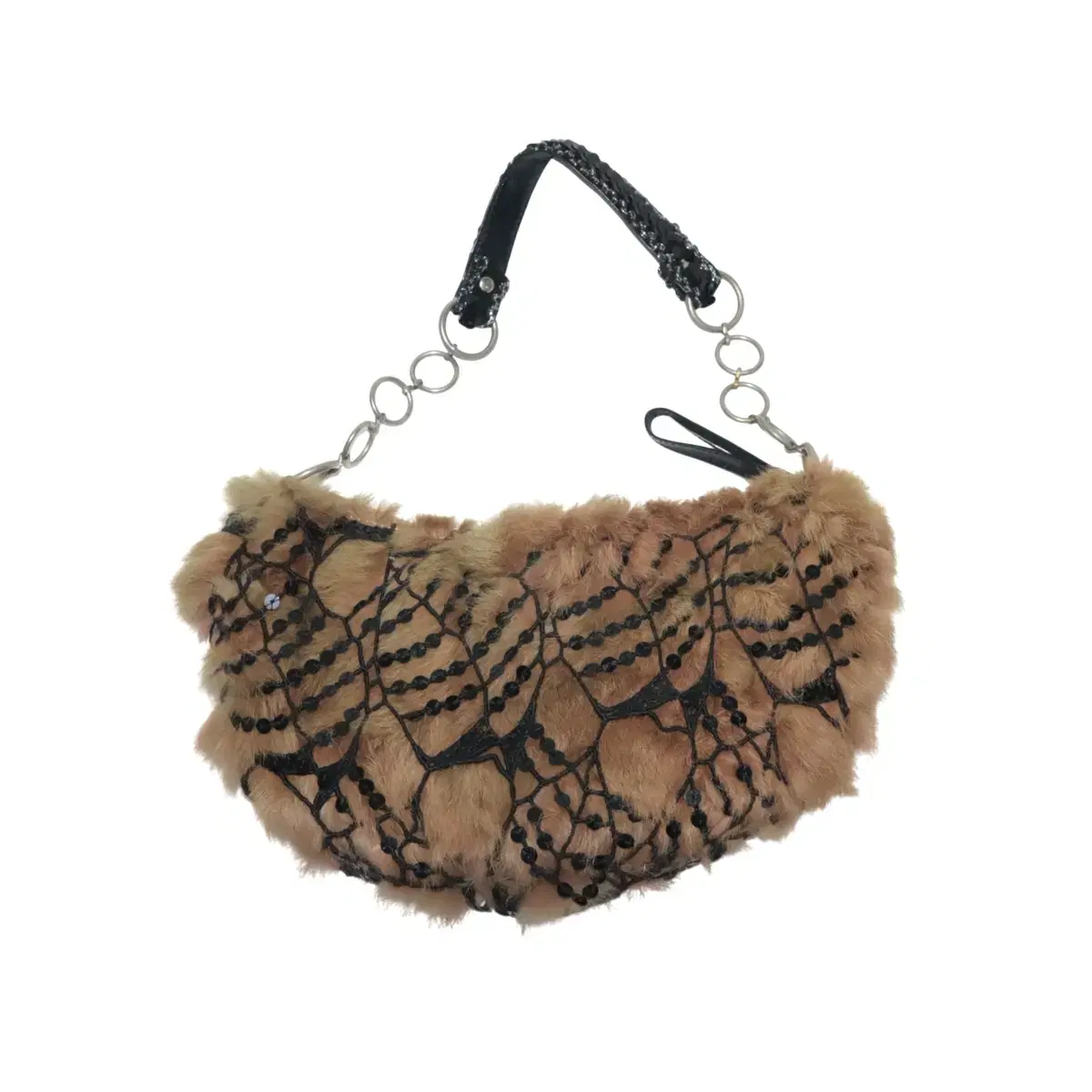 Fairy fur spangle bag