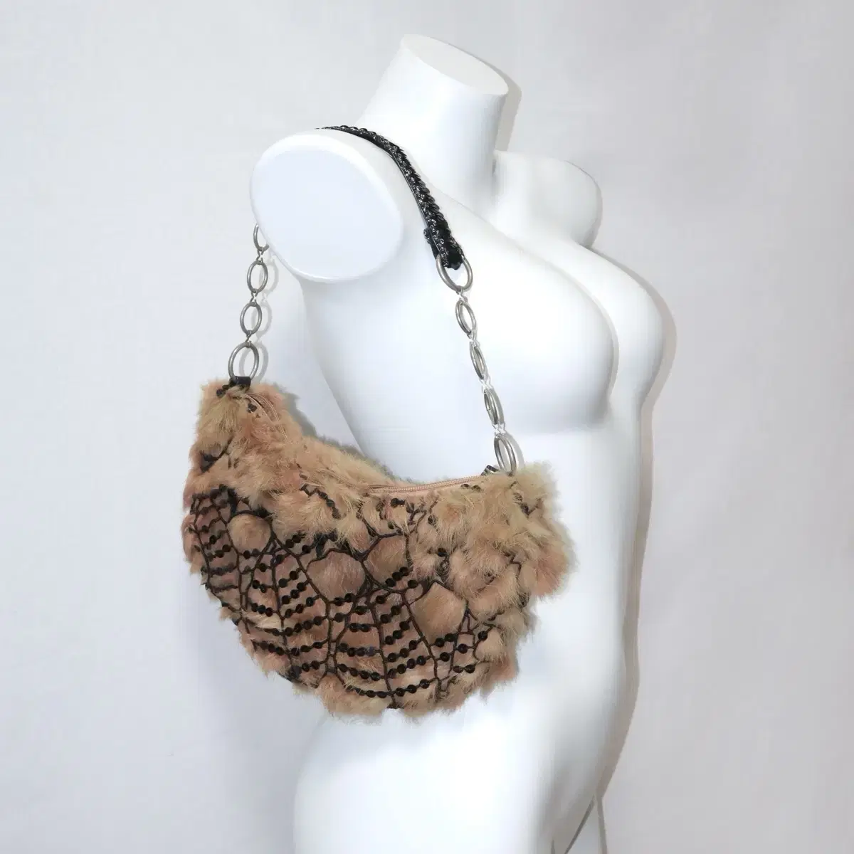 Fairy fur spangle bag