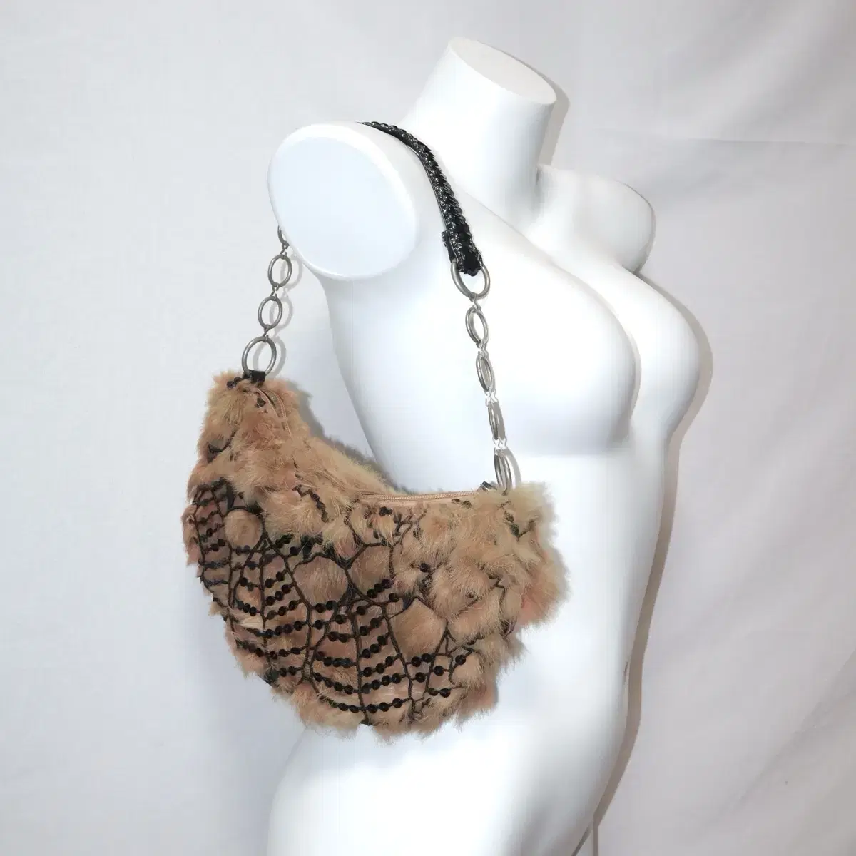 Fairy fur spangle bag