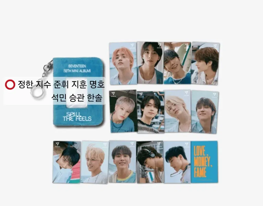 LENTICULAR MINI CARD (SPILL THE FEELS)분철