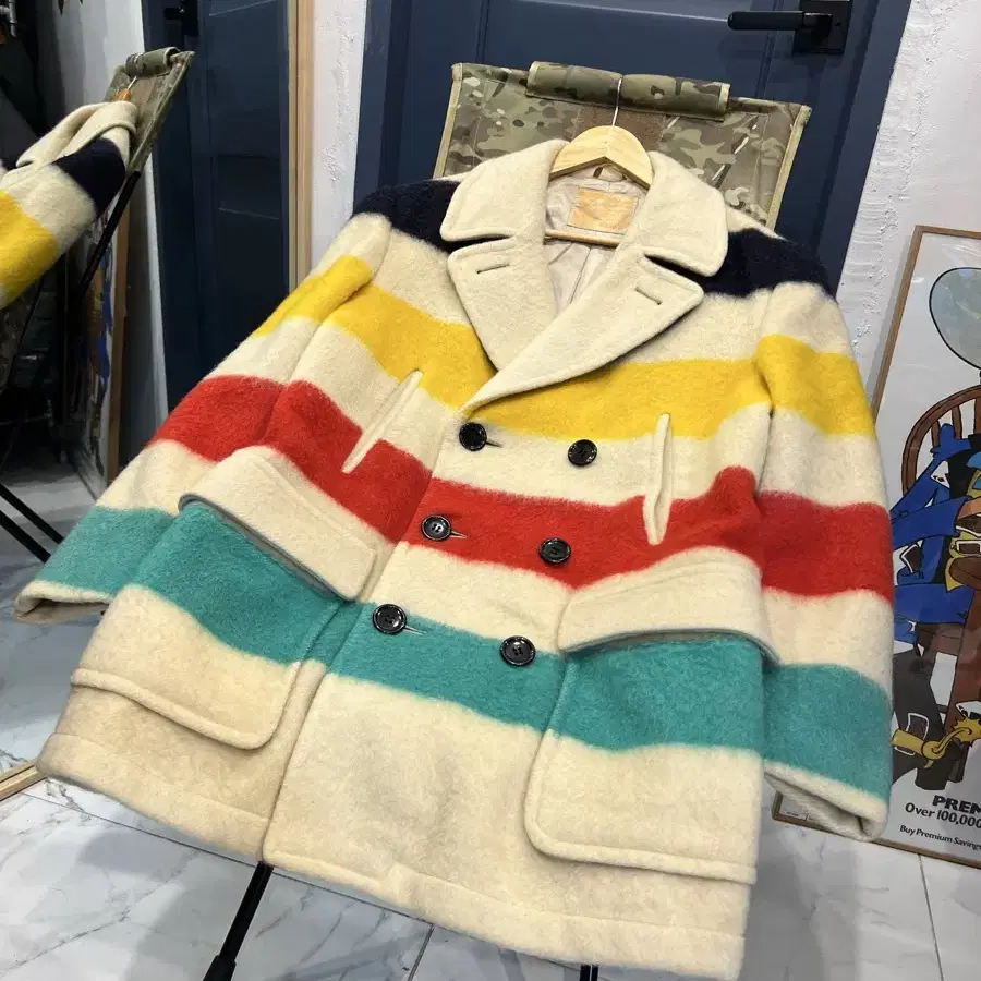 1960/70s VINTAGE HUDSON'S BAY 허드슨베이 울코트