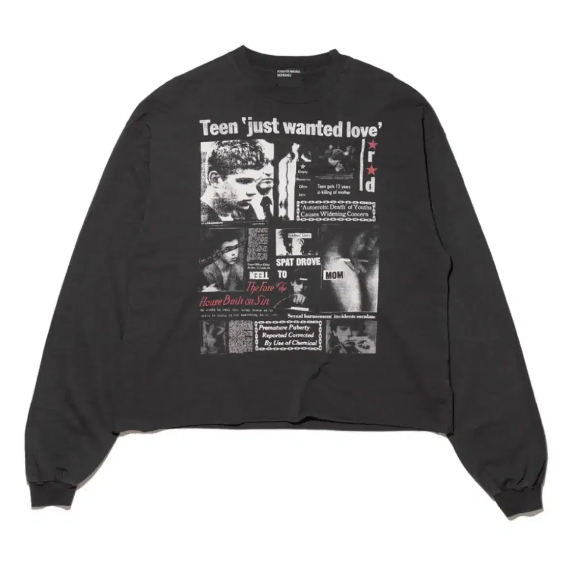 [XL] 24fw ERD TEEN JUST WANTED LOVE LS T