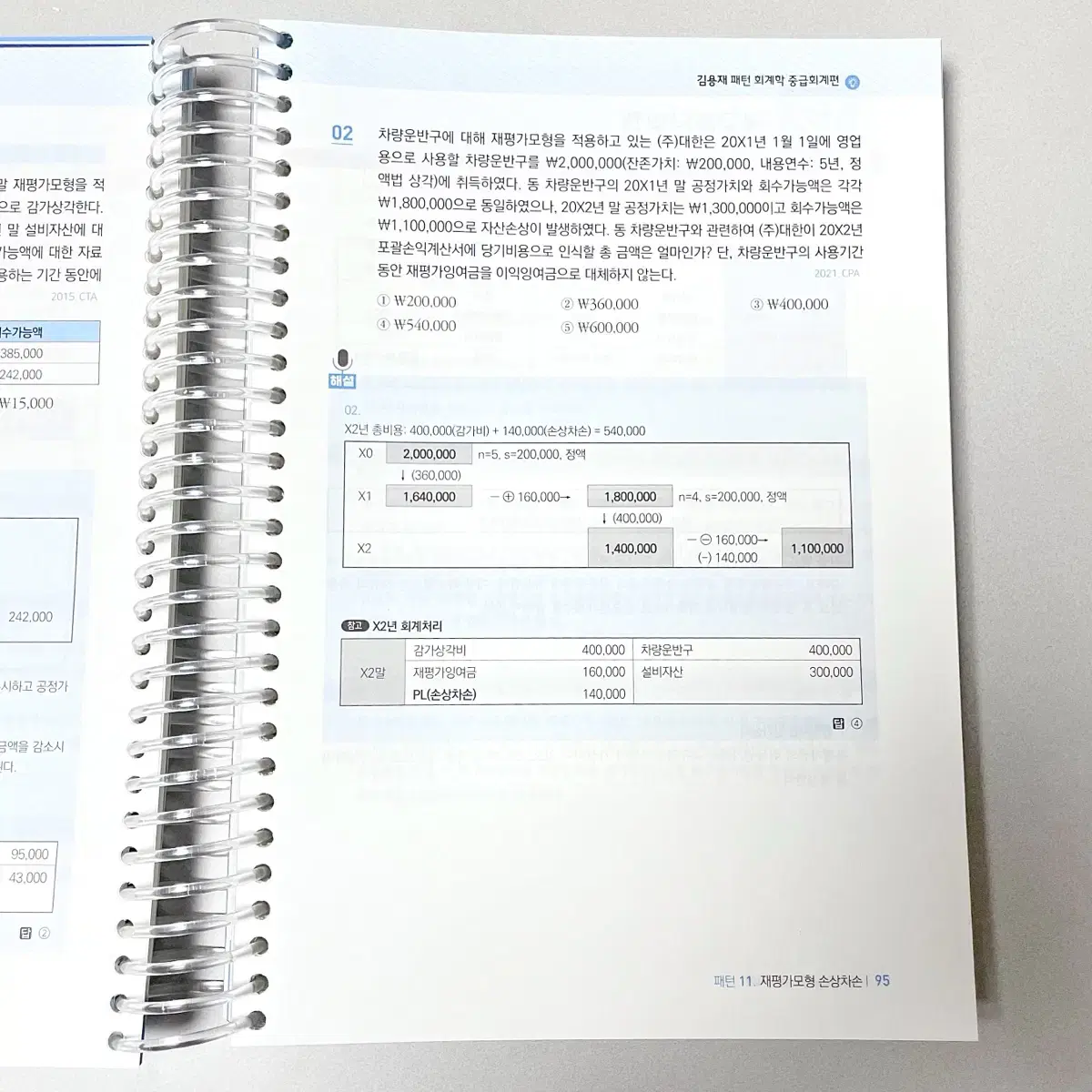 *반택포/새 책*김용재패턴회계학:중급회계,고급회계/공인회계사세무사재무회계