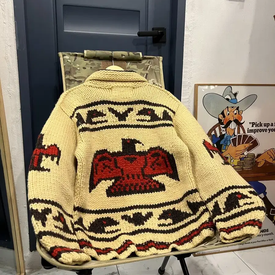 CANADIAN SWEATER COMPANY 캐나다 썬더버드 코위찬