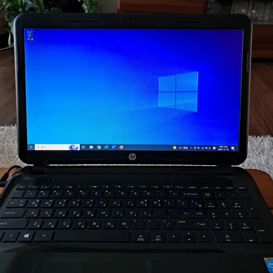 HP 15.6" 노트북 8GB, SSD128GB, WINDOW10