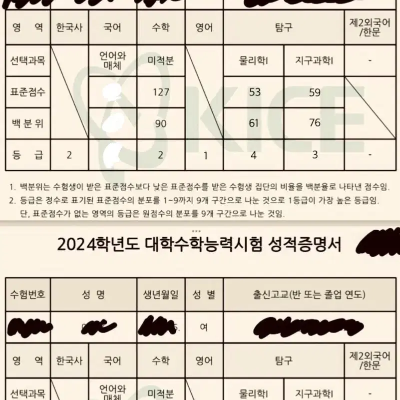 경희대 의대생 수학,물리학1 내신/수능 과외