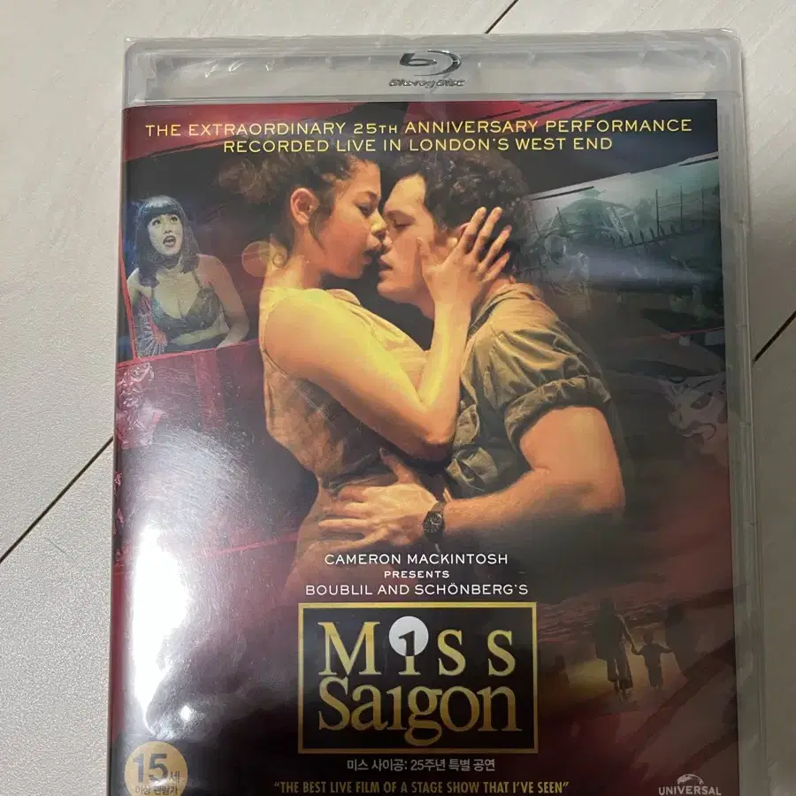 미스사이공 25주년 블루레이 DVD (미개봉)