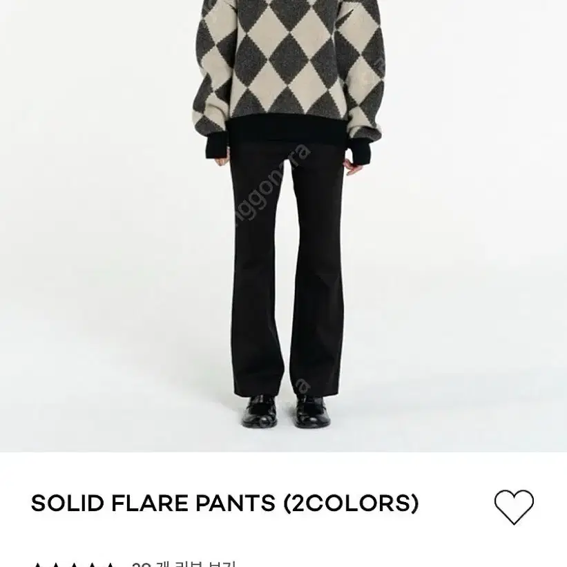 아모멘토 SOLID FLARE PANTS 브라운