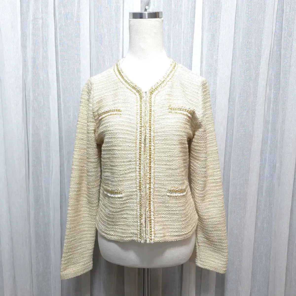 CECIL Mc BEE Tweed knit jacket WomenM WZ039