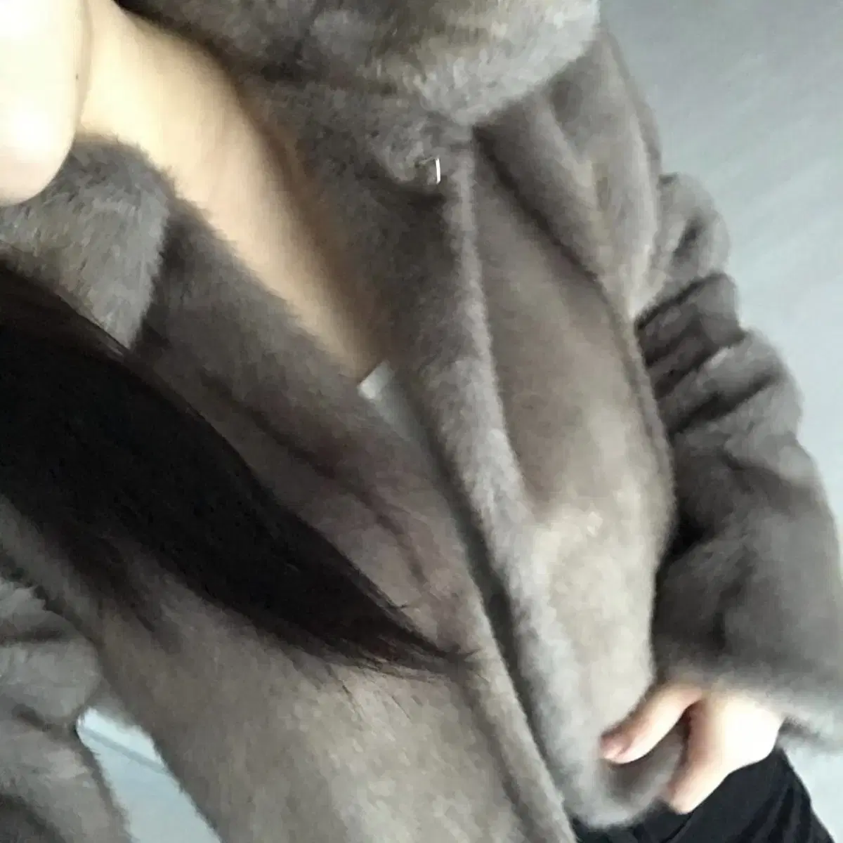 Soft short fur jacket