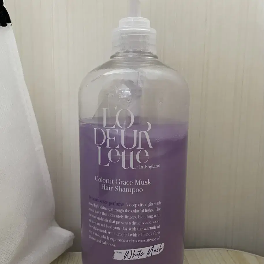 로더렛 샴푸 1000ml 화이트머스크