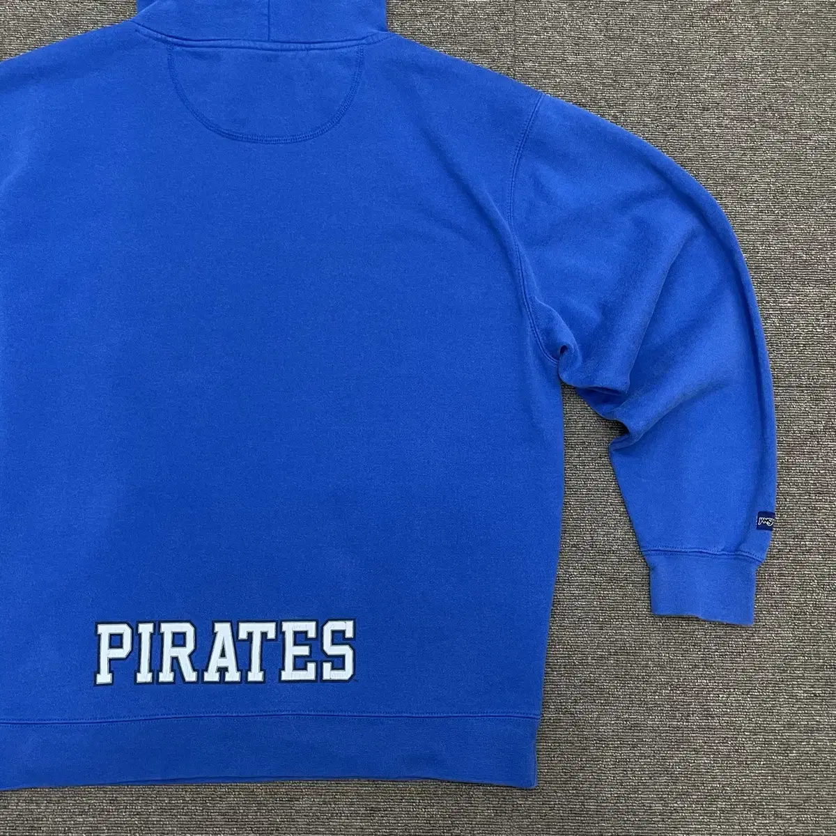 (L) 잔스포츠 Hampton pirates 프린팅 블루 후드티