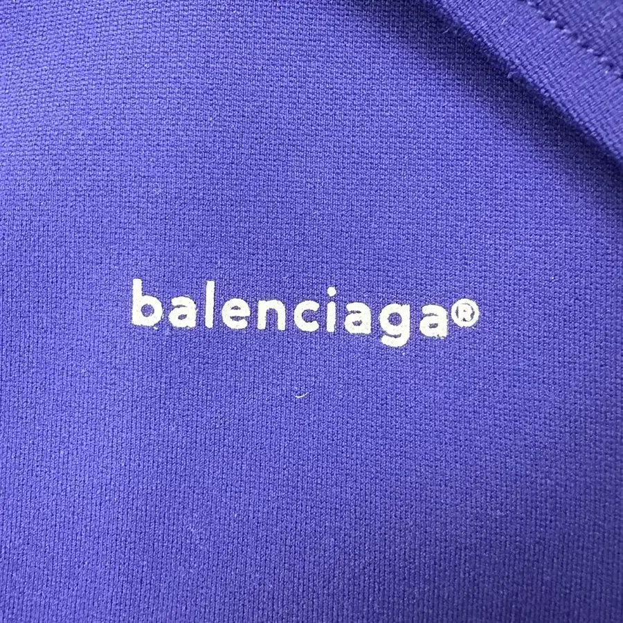 Balenciaga 발렌시아가 코발트블루 집업 크롭 자켓