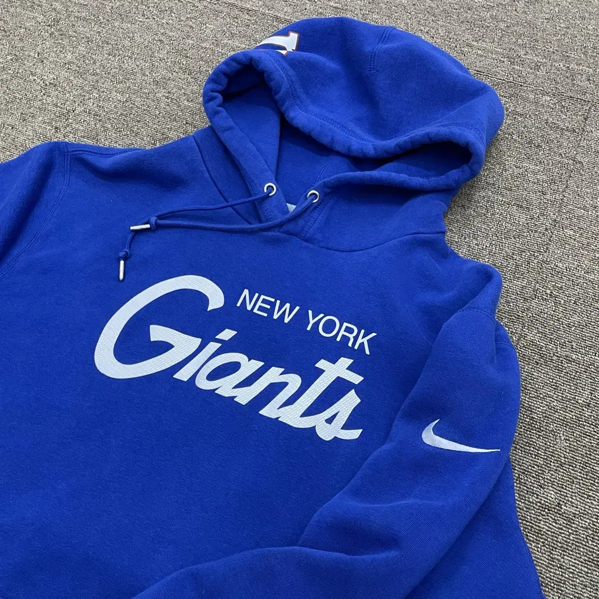 (2XL) Nike 나이키 NFL 뉴욕 자이언츠 프린팅 블루 후드티