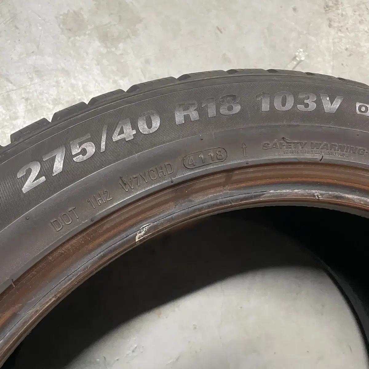 275/45R18 금호 윈터 WP72 4118 65%