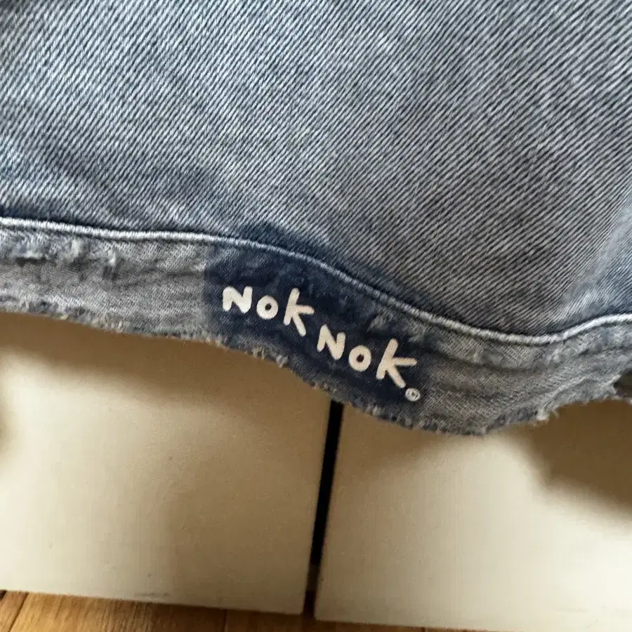 NOKNOK London 인디고 데님 자켓