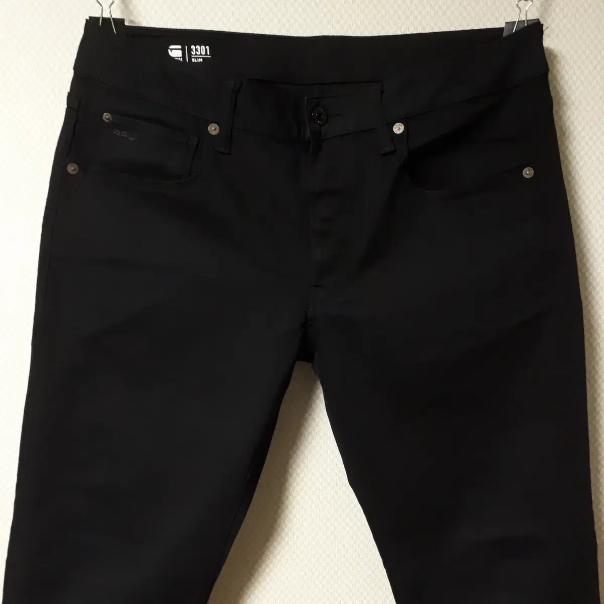 33/G-STAR RAW 3301 블랙 슬림핏 청바지/33-355