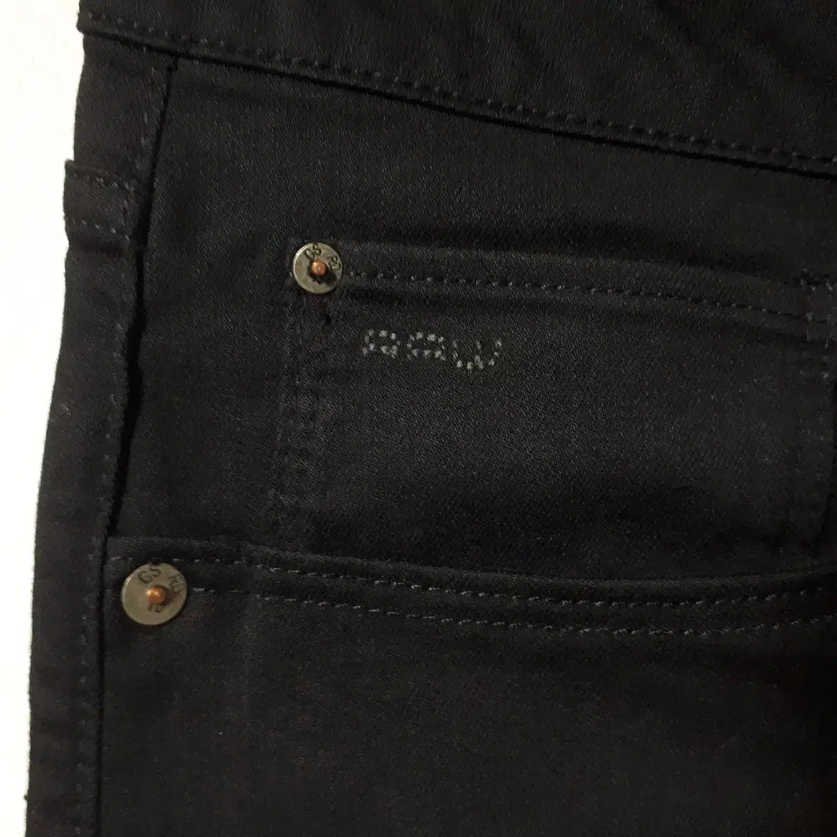 33/G-STAR RAW 3301 블랙 슬림핏 청바지/33-355