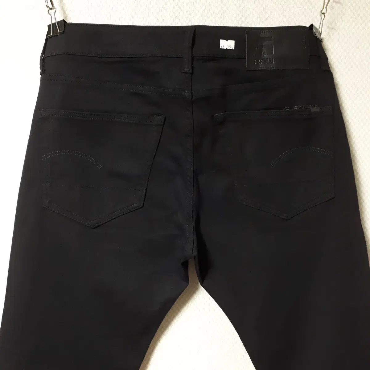 33/G-STAR RAW 3301 블랙 슬림핏 청바지/33-355