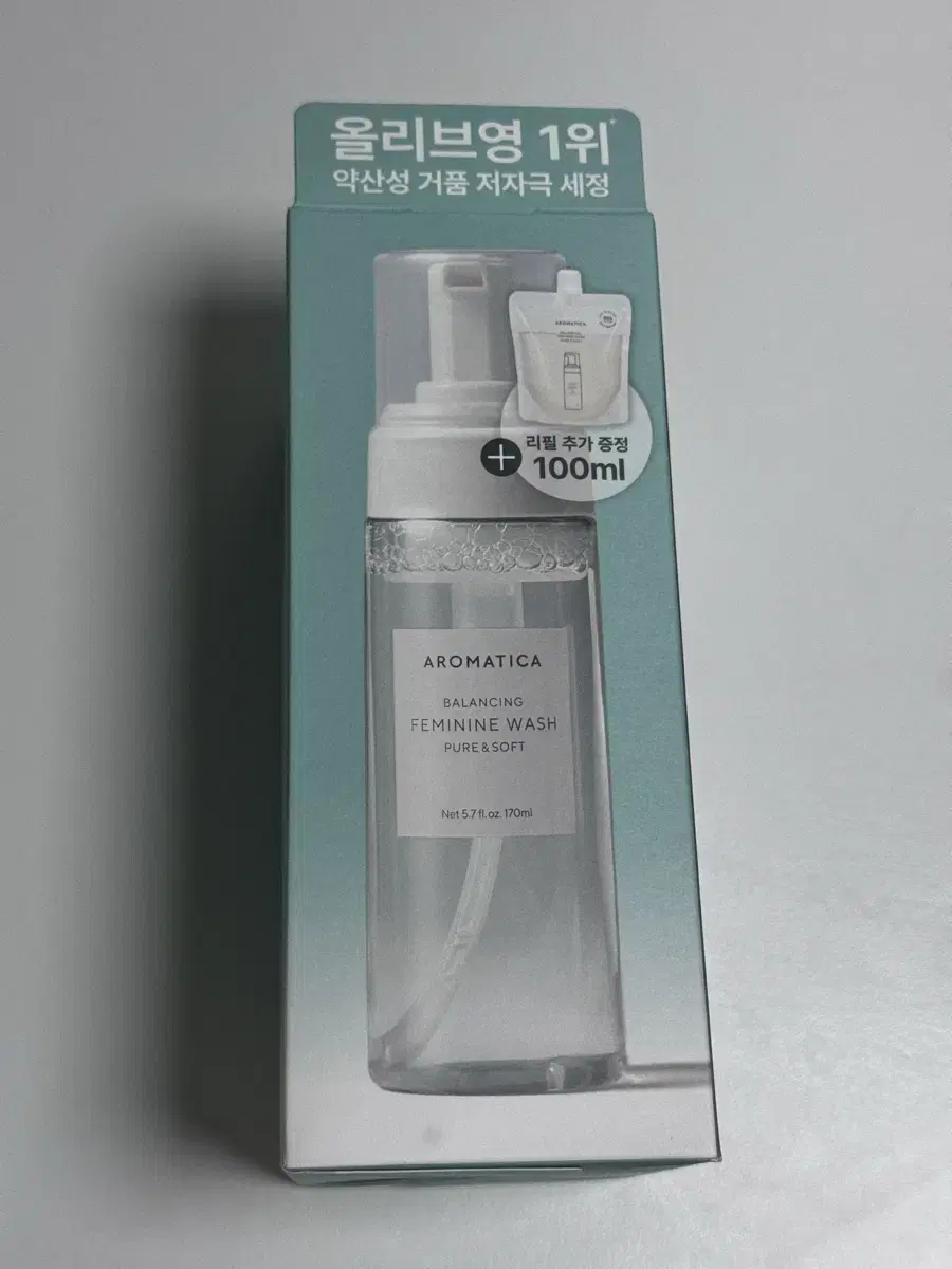 아로마티카 퓨어 앤 소프트 여성 청결제 170ml+100ml