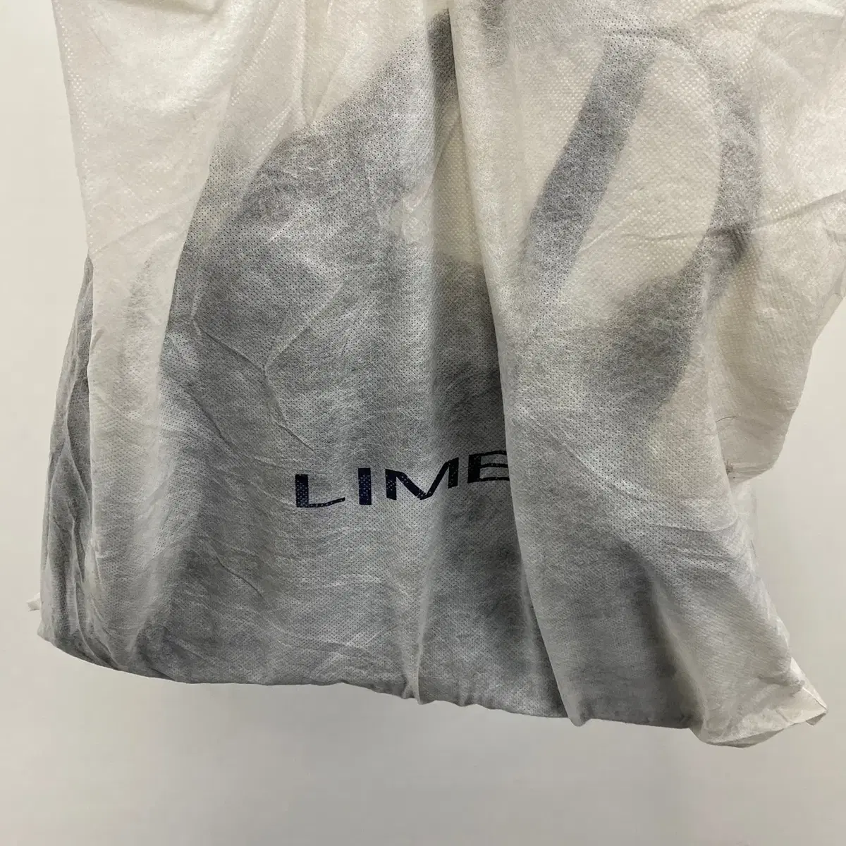 빈티지 LIME 포켓 디테일 토트백