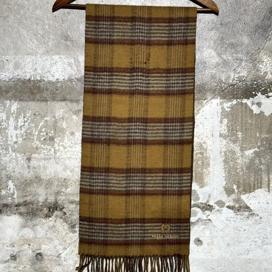 MILA SCHON Wool Checked Muffler