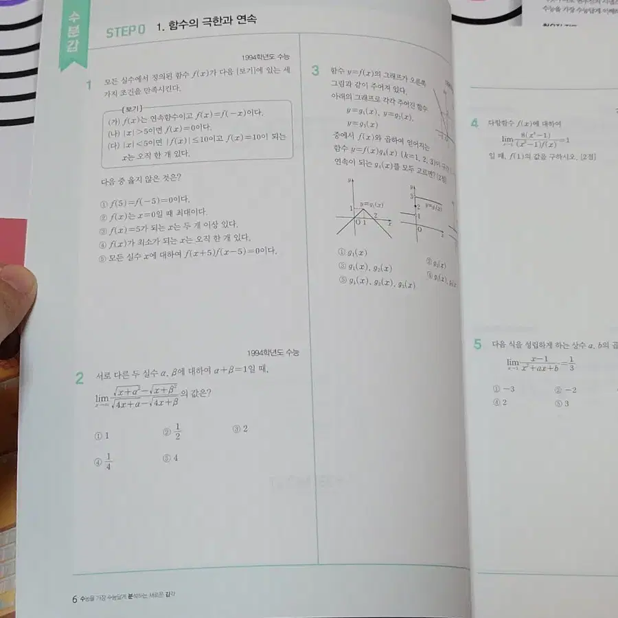 [6권 일괄] 현우진t 2025 시냅스 수분감 수1 수2 미적분 세트