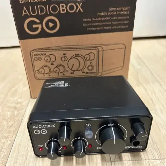 PreSonus - AudioBox GO / 컴팩트 오디오 인터페이스